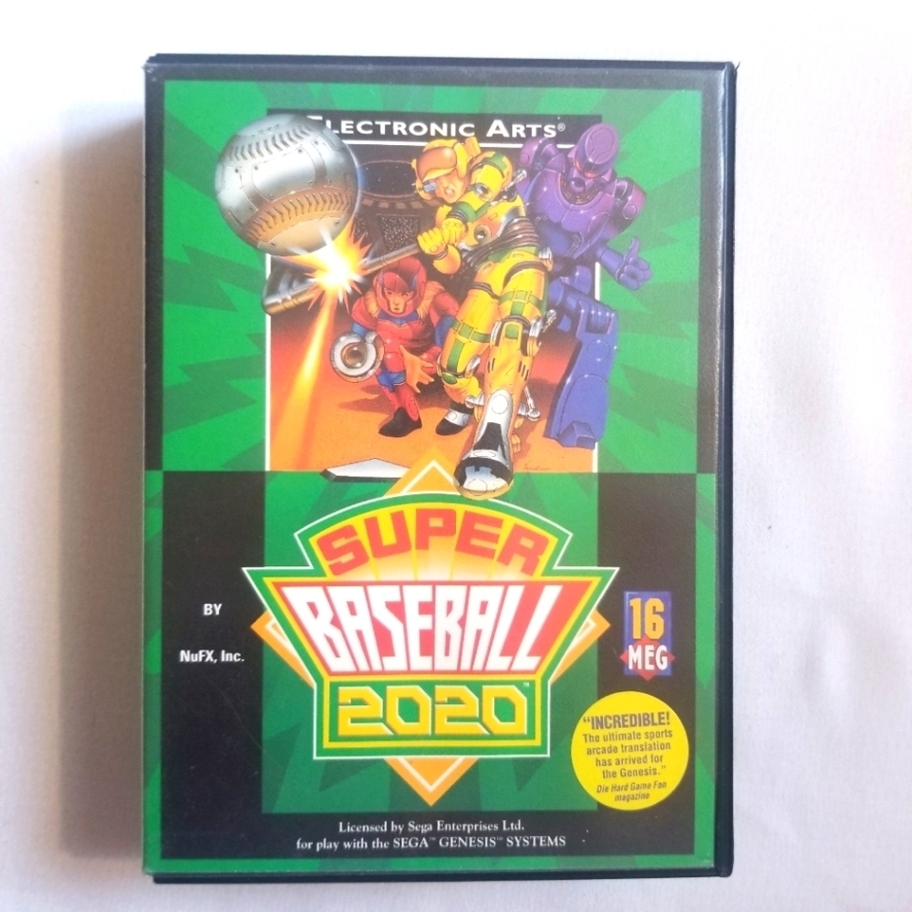 1993 Super Baseball 2020 Sega Genesis Video  Game